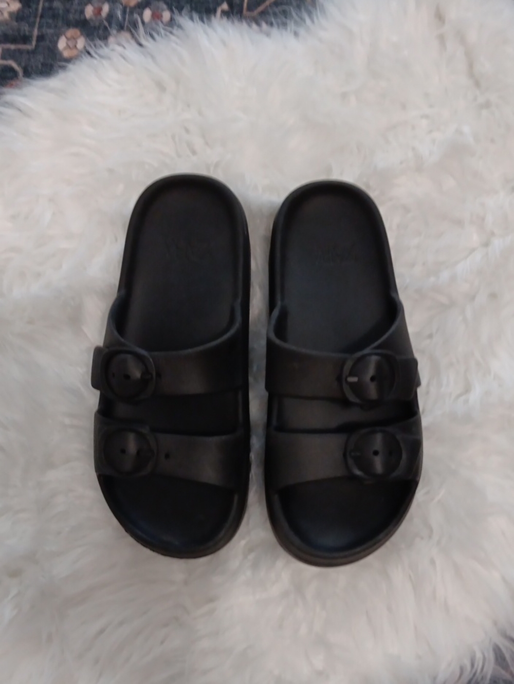 Zara Platform Double Buckle Sandal